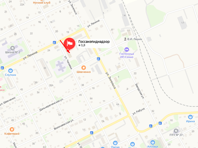 Территориальный отдел Управления Роспотребнадзора по Приморскому краю в г. Лесозаводске