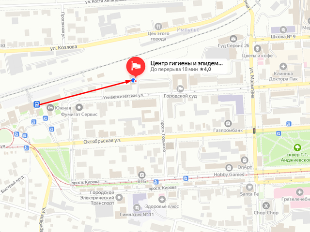 Территориальный отдел Управления Роспотребнадзора по Ставропольскому краю в г. Пятигорске